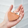 Leather Heart Keyring, thumbnail 2 of 8