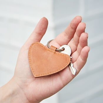 Leather Heart Keyring, 2 of 8