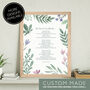 Custom Made Personalised Handmade Floral Poem Print, thumbnail 5 of 12