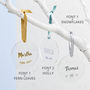 Personalised Foiled Name Christmas Decoration, thumbnail 3 of 7