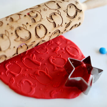 Christmas Penguins Rolling Pin, 2 of 4