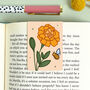 October Magnetic Birth Flower Bookmark Marigold, thumbnail 2 of 6