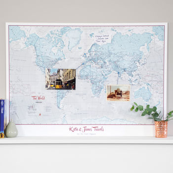 Personalised World Is Art Map By Maps International