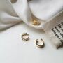 Three Pcs Gold And Silver Plated Adjustable Ear Wrap, thumbnail 2 of 5