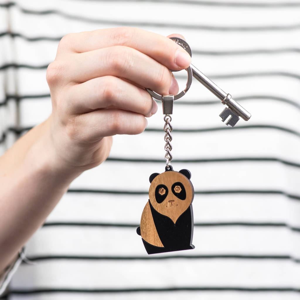 Image of Panda Keyring Or Keychain