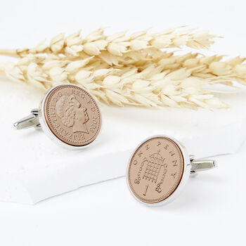 18th Birthday 2008 Penny Coin Cufflinks, 2 of 10