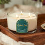 Three Wick Luxury Scented Candle Gift Set Hamper, thumbnail 4 of 4