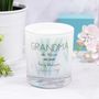 'Grandma' Mother's Day Luxury Scented Glass Candle, thumbnail 1 of 9