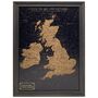 UK Cork Travel Map With Pins Traveller Gifts, thumbnail 5 of 6