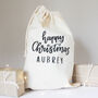Personalised Name Christmas Eve Gift Bag, thumbnail 1 of 4