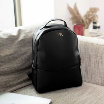 Personalised Bag With Initials Backpack With Initials, 3 of 9