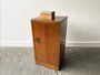Vintage 1940’s Bedside Cabinet With Decorative Handle, thumbnail 1 of 12