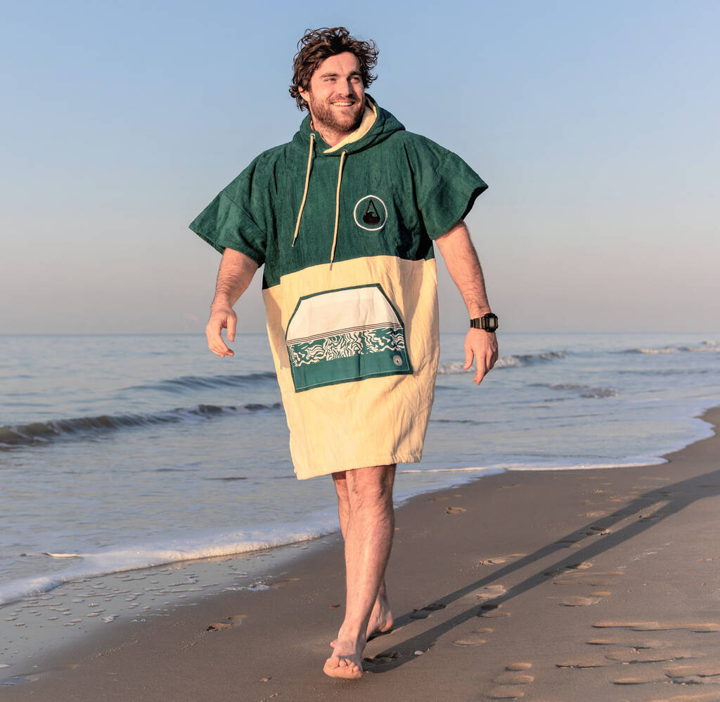 Teal Blue Beach Poncho By Me and My Sport | notonthehighstreet.com