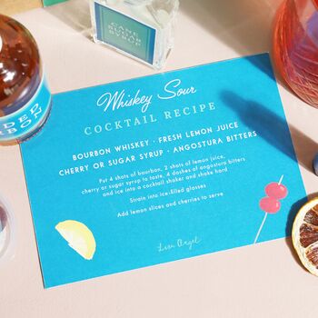 Personalised Whiskey Sour Cocktail Kit, 5 of 9