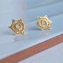 Sun Stud Earrings, thumbnail 1 of 7