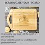 Personalised Christmas Cheeseboard For Couples, thumbnail 3 of 6