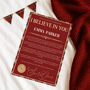 Tartan Trim Magical Christmas Letter From Santa Claus, thumbnail 5 of 5
