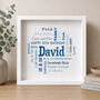 Personalised 21st Birthday Word Art Gift For Him, thumbnail 7 of 8