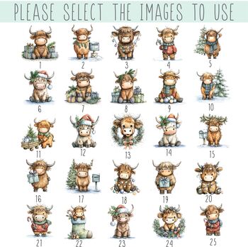 Personalised Christmas Highland Cow Family Gift Collection, 2 of 11