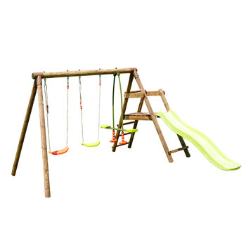 Figue Wooden Swing Set With Slide, 11 of 11