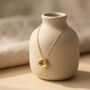 Circle Charm Necklace Gold, thumbnail 5 of 8