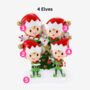 Elf Christmas Tree Decoration Christmas Ornament, thumbnail 5 of 7