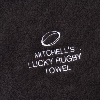 Personalised Lucky Sports Towel, 3 of 3