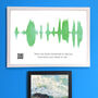 Listen To Your Recorded Message Sound Wave Print, thumbnail 6 of 6