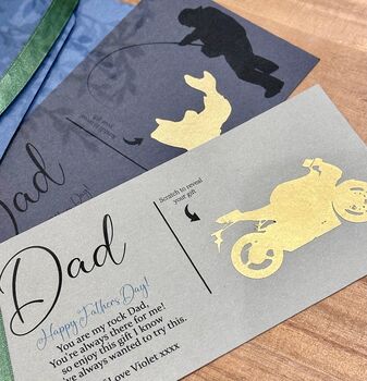 Fathers Day Scratch Reveal Gift Card With Envelope, 5 of 8