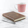 Personalised Natural Tan Leather Notebook, thumbnail 12 of 12