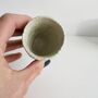 Handmade Mini Oatmeal Pottery Vase, thumbnail 4 of 7
