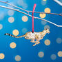 Cheetah Christmas Tree Decoration, thumbnail 1 of 4