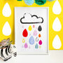 Rainbow Rain Print, thumbnail 2 of 6