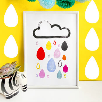 Rainbow Rain Print, 2 of 6