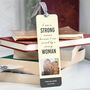 Personalised Photo Bookmark With Quote For Mum, thumbnail 4 of 5