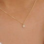 9ct Solid Gold Dot Necklace, thumbnail 1 of 6