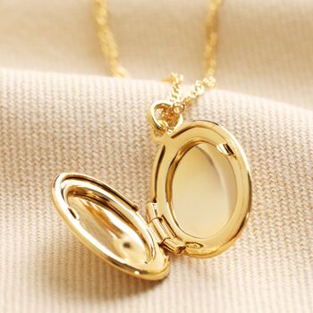 Oval Locket Necklace, 3 of 6