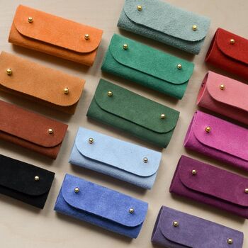 Suede Sewing Needle Case, 5 of 11