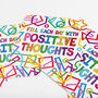 Fill Each Day With Positive Thoughts Vinyl Sticker, thumbnail 4 of 4