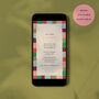 Digital Download Birthday Party Invite With Checkerboard Border, thumbnail 1 of 5