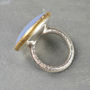 Sorrel Ring Chalcedony, Gold And Silver, thumbnail 3 of 4
