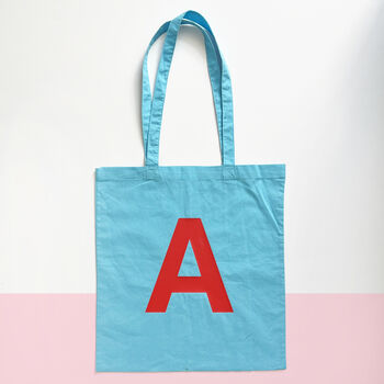 Initial Alphabet Letter Tote Bag, 2 of 6