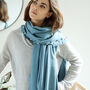 Personalised Cashmere And Pearl Shawl, thumbnail 3 of 12
