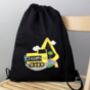 Personalised Digger Design Dinner Set, thumbnail 8 of 9