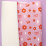 Happy Vibes Wrapping Paper, thumbnail 1 of 2