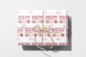 Personalised Santa Delivery Wrapping Paper, 2 of 3