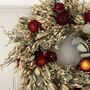 Cottage Autumn Dried Flower Wreath, thumbnail 5 of 6