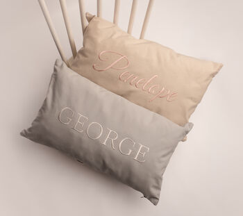 Personalised Cotton Canvas Cushion, 7 of 10