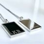 Men's Personalised Initial Tag Necklace, thumbnail 5 of 12