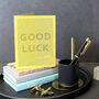 Good Luck Reading This Laser Cut Greetings Card, thumbnail 1 of 3